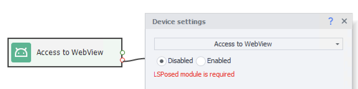 Access to WebView