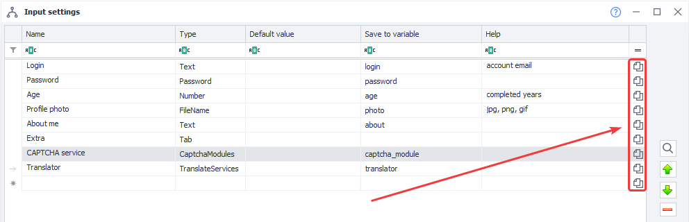 Copy macro