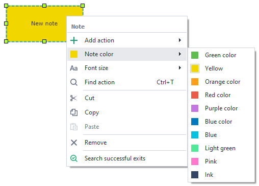 Note color