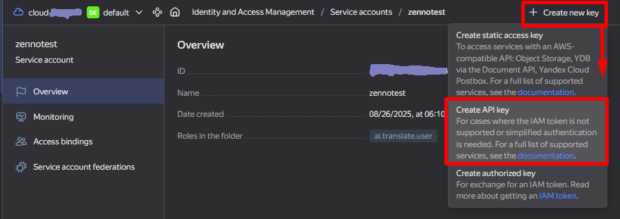 Yandex Translate
