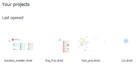 Your Projects.